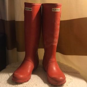 Hunter tall rain boots